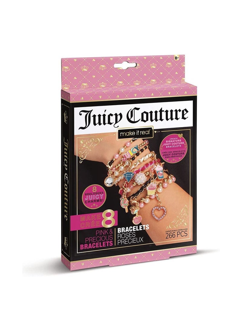 Juicy Couture Jewellery Making Mini Pink & Precious Bracelet Kit - Image 1