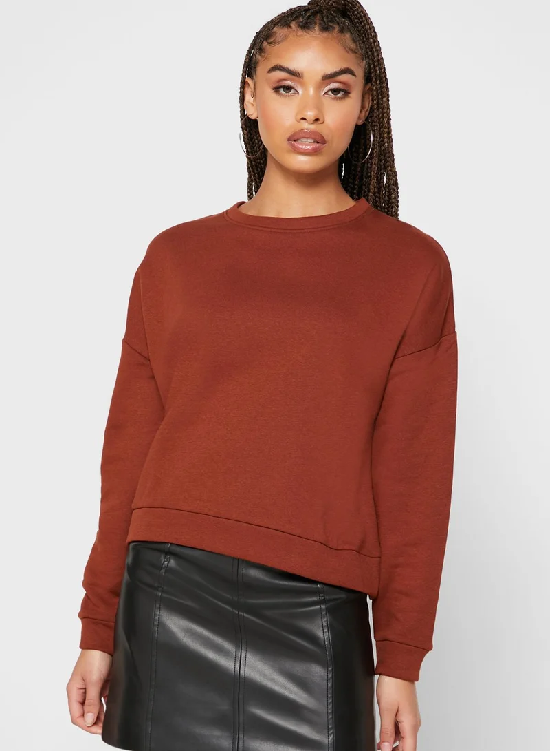 Jacqueline de Yong Slogan Sweatshirt