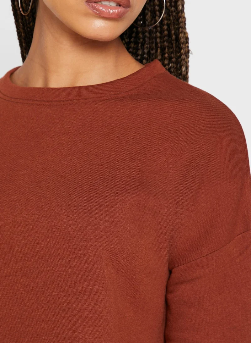 Jacqueline de Yong Slogan Sweatshirt