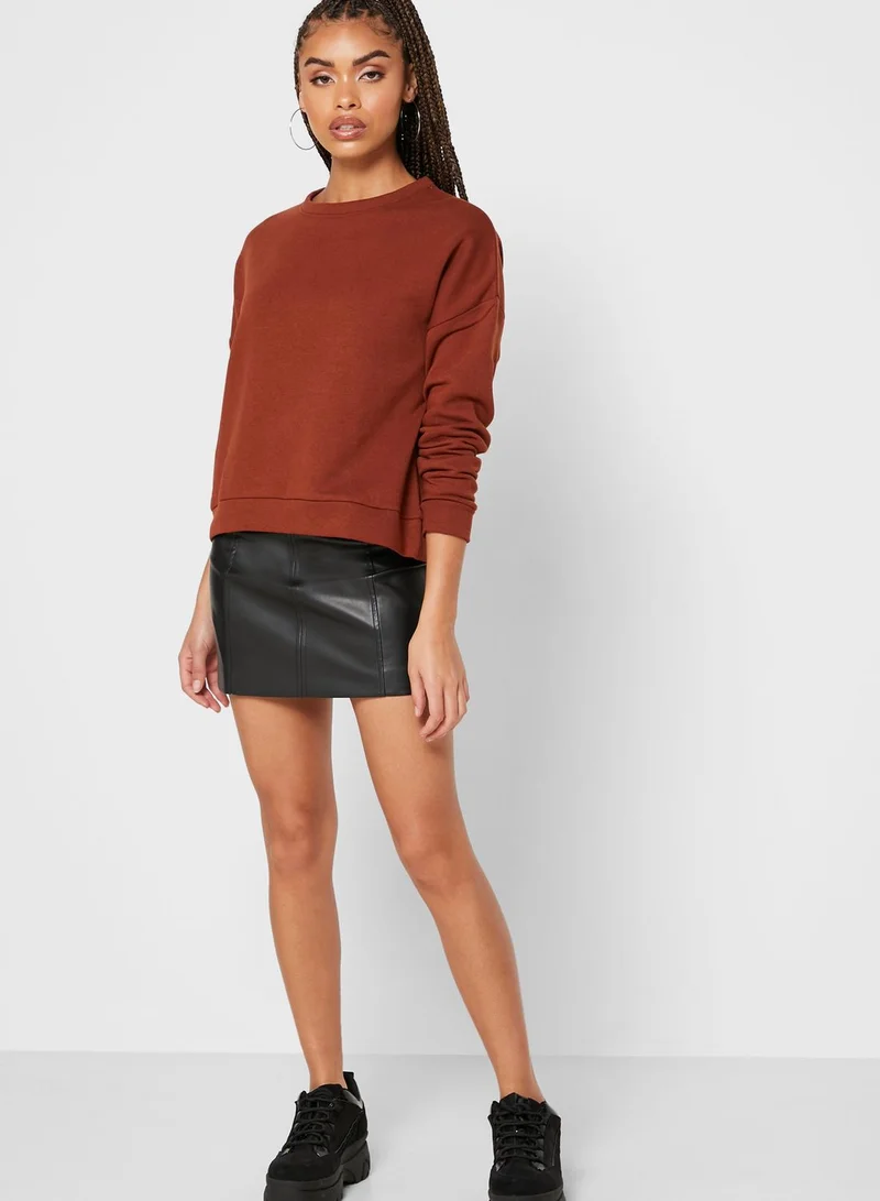 Jacqueline de Yong Slogan Sweatshirt
