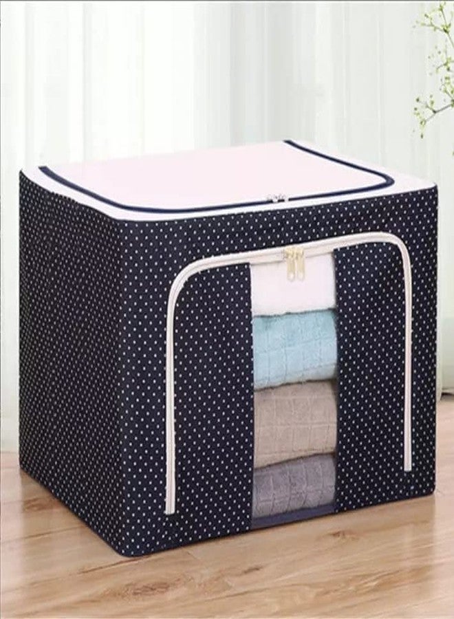 Xariya Foldable Cloth Storage Box, Stackable Storage Organizer for Clothes, Beddings and Toys, Saree and Dress Storage Bag (Pack of 1)(66 Liter Capacity) - Image 1