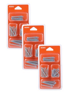 LAWAZIM Metal Screw Set - 3 Piece- Drywall Self-drilling Phillips head Steel Zinc plated Sharp point Coarse Thread for Furniture assembly DIY projects Appliance Installation Cabinets Mounting Screws  - Image 1