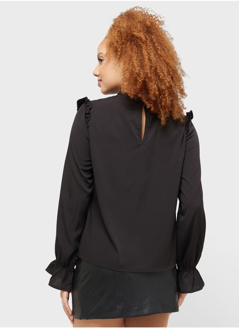 Jacqueline de Yong - High Neck Top - Image 1