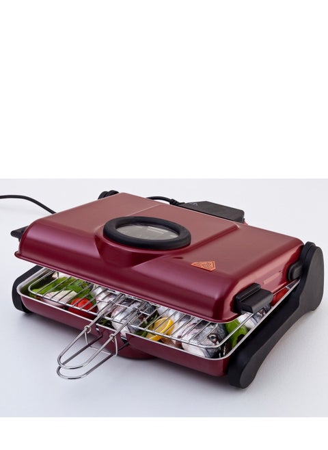Electric Grill With Lens Double Wire - 1200 W