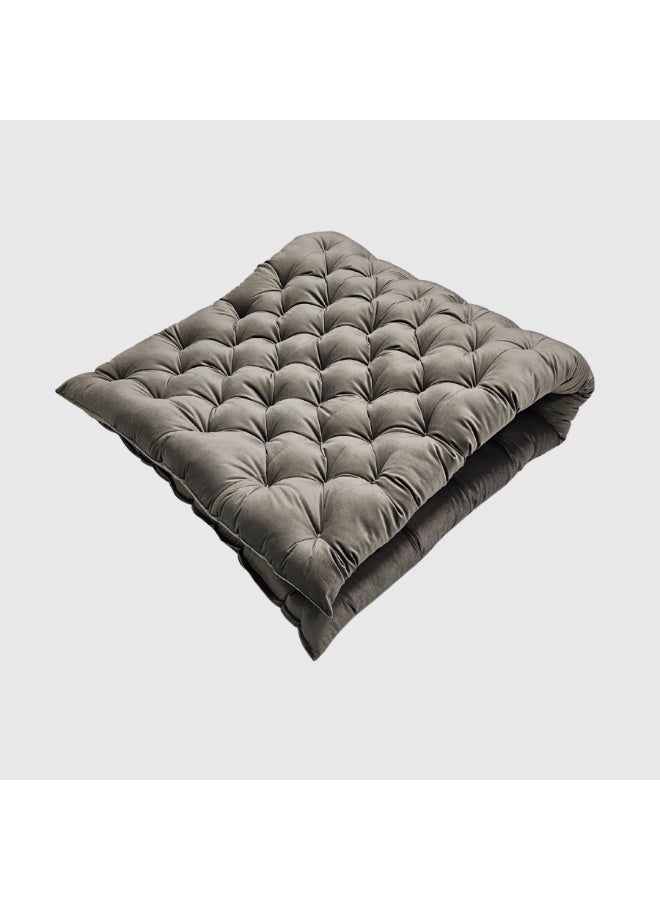 سمارت هوم مرتبة أرضية فاخرة من المخمل 190×90×10 سم – بحشوة قطن ناعمة، قابلة للطي للاستخدام في المنزل وللضيوف - Image 3