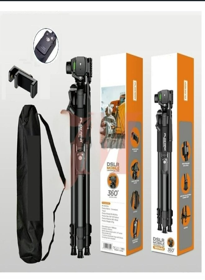 PLOKAMA Portable Aluminum Alloy Tripod Mount Stand Compatible with Yunteng 5208 Tripod, 3388, Plokama PK-9950 Pro Tripod For Any Mobile, Camera - Image 1
