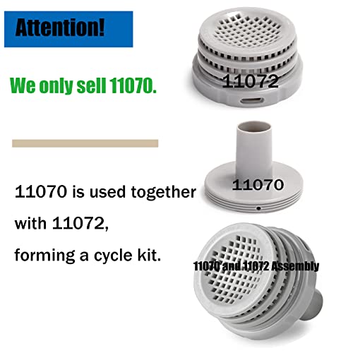 Kscjdg 11070 Strainer Connector for Intex Swimming Pool Outlet Ports 1-1/4" Fitting Fits Intex Swimming Pool 11072 Strainer Grid Replace Parts 26183MW 26165EH 26167E 26175EH 26191EH - 2 Pack (2) - Image 4