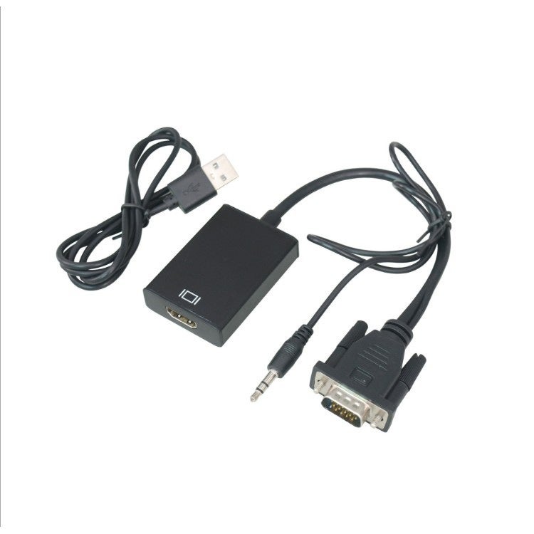 Vga To Hdmi Converter Computer To Tv Adapter Cable Tablet Cable Supports Projector With Audio And Power Supply - Image 5