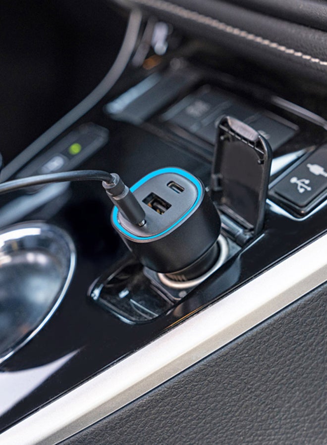 DPT 63W Dual Port Car Charger - Fast and efficient charging, supports charging two devices at the same time, suitable for commuting and travel  - Image 3