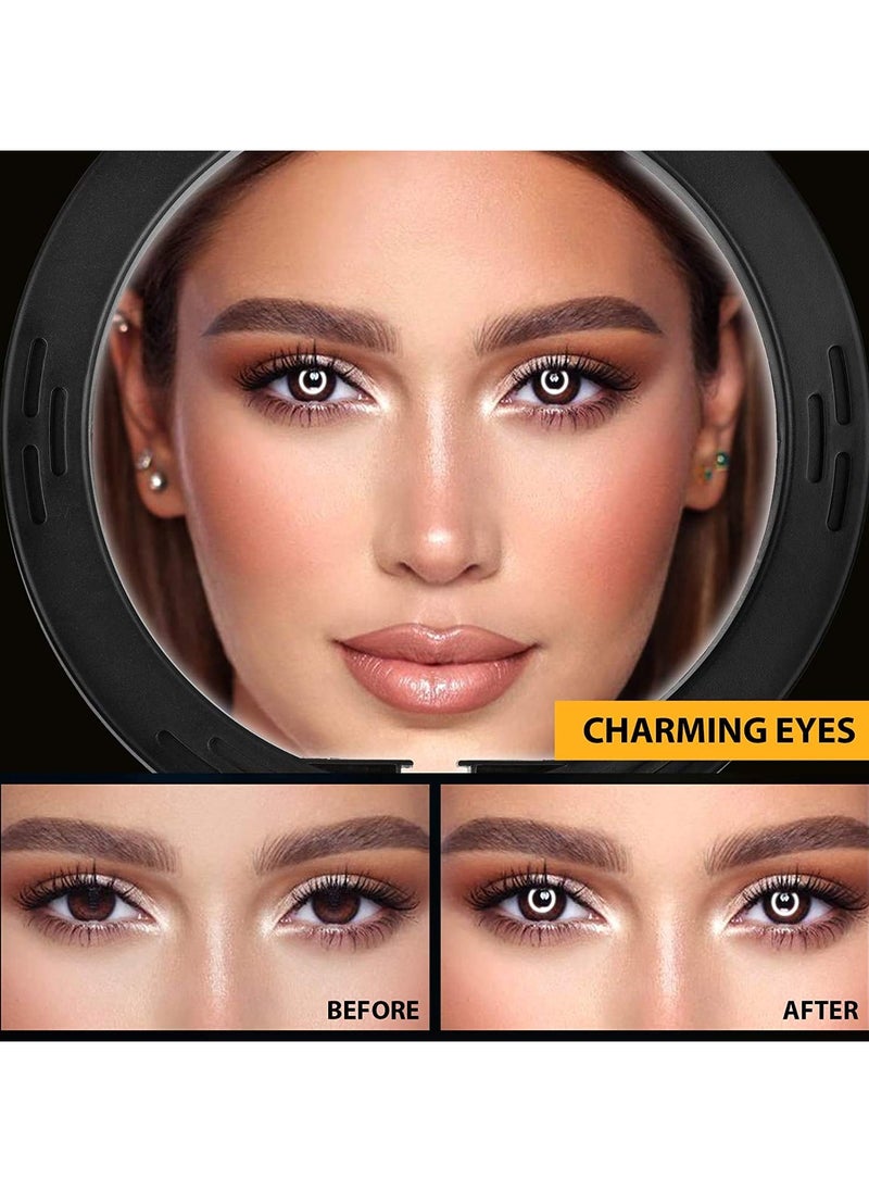 TYCOM 10 inch Selfie Ring Light with Tripod Stand, USB Selfie Ring Light for Live Stream/Makeup/YouTube/TikTok Video Recording/Photography  - Image 5