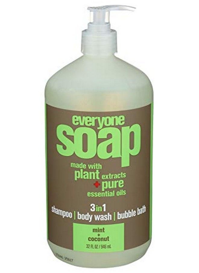 EO Products Natural Everyone Hand Soap Liquid Mint And Coconut 32 Ounce  - Image 1