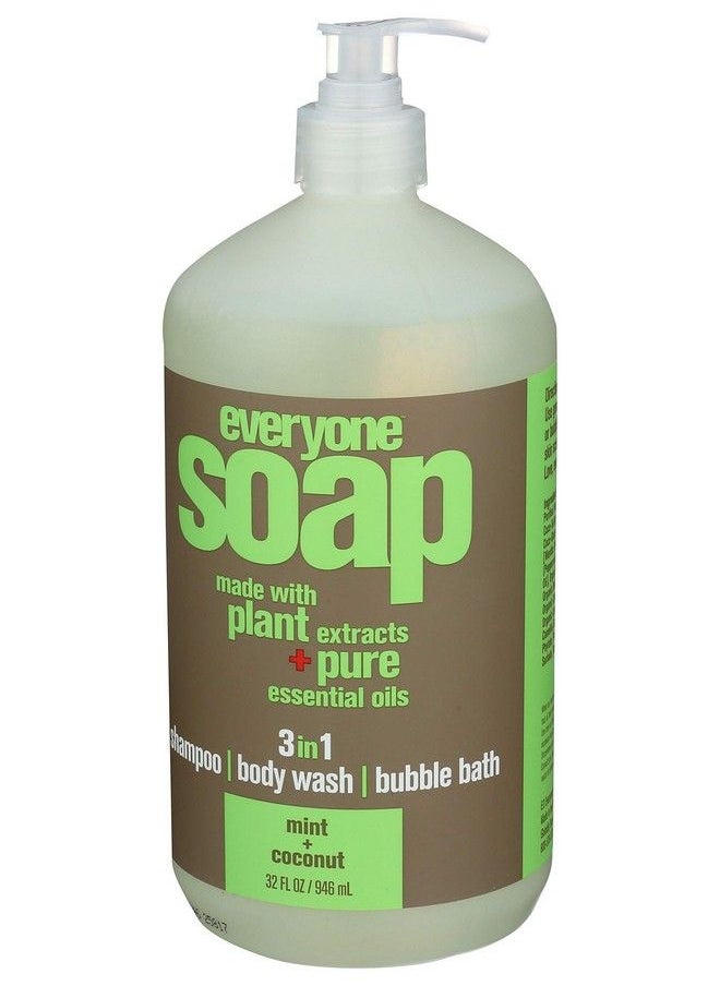 EO Products Natural Everyone Hand Soap Liquid Mint And Coconut 32 Ounce  - Image 3