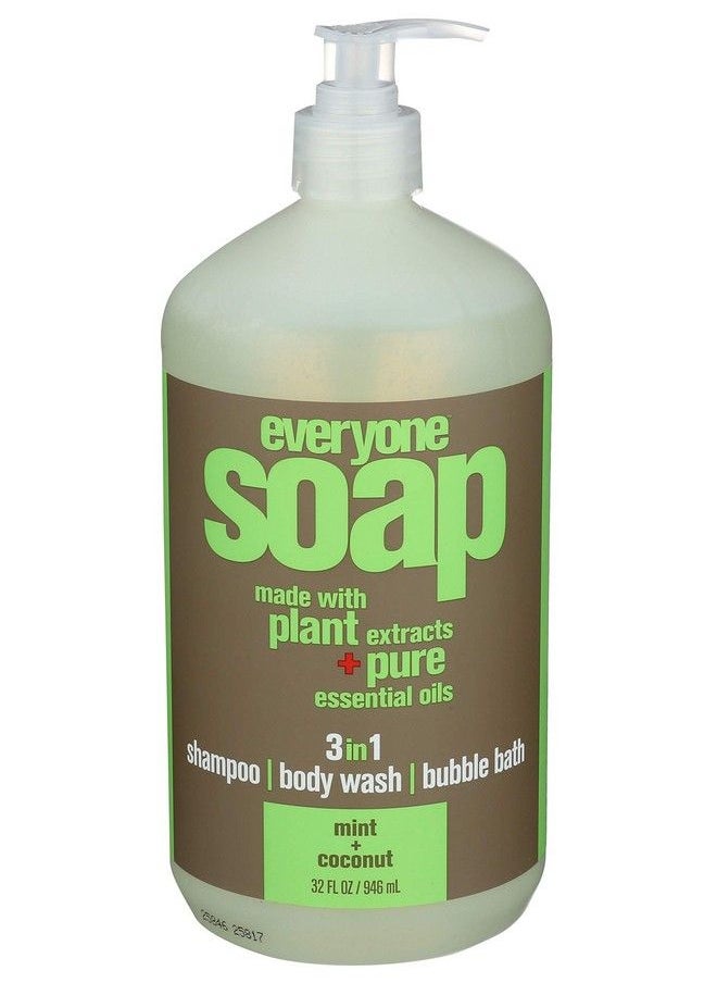 EO Products Natural Everyone Hand Soap Liquid Mint And Coconut 32 Ounce  - Image 2