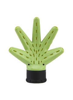 yongsheng Hand Shaped Hair Dryer Diffuser - Universal Size for Home and Hair Styling Salon Styling products（green）  - Image 1