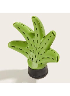 yongsheng Hand Shaped Hair Dryer Diffuser - Universal Size for Home and Hair Styling Salon Styling products（green）  - Image 2