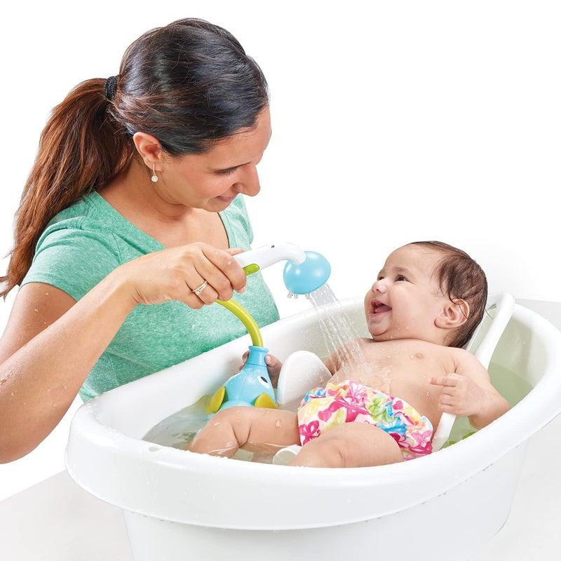 Yookidoo Baby Bath Shower Head - Elephant Water Pump and Trunk Spout Rinser - for Newborn Babies in Tub Or Sink - Image 5