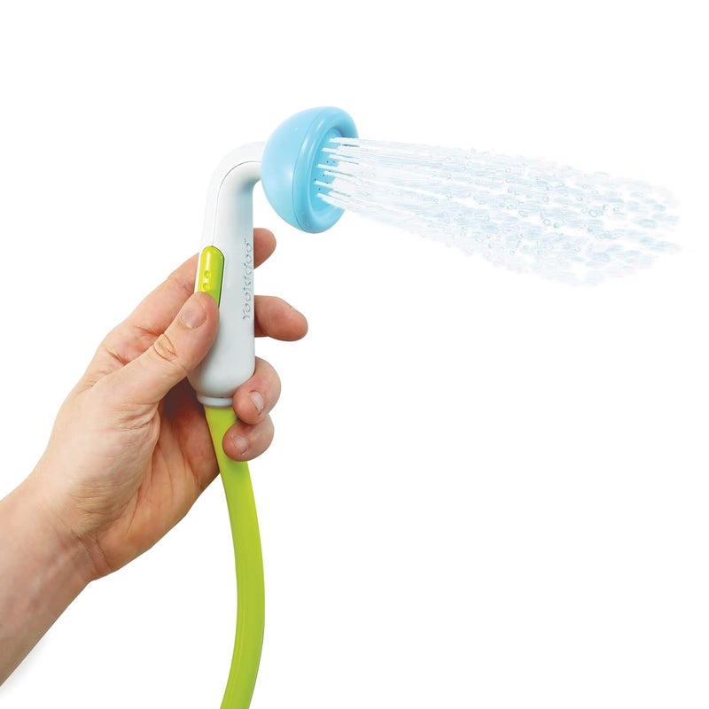 Yookidoo Baby Bath Shower Head - Elephant Water Pump and Trunk Spout Rinser - for Newborn Babies in Tub Or Sink - Image 3