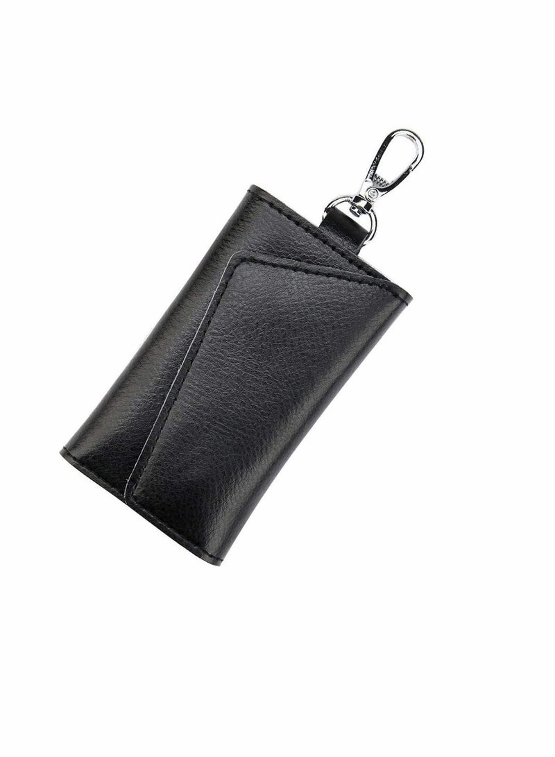 Key Case, Genuine Leather Bag Wallet Holder for Man and Lady