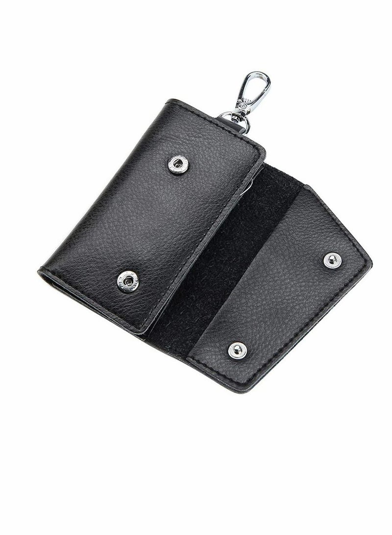Key Case, Genuine Leather Bag Wallet Holder for Man and Lady