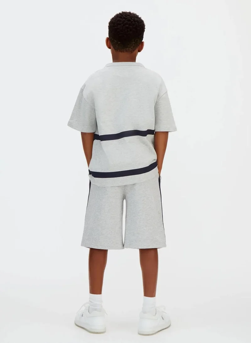 Calvin Klein Relaxed Varsity Logo Shorts