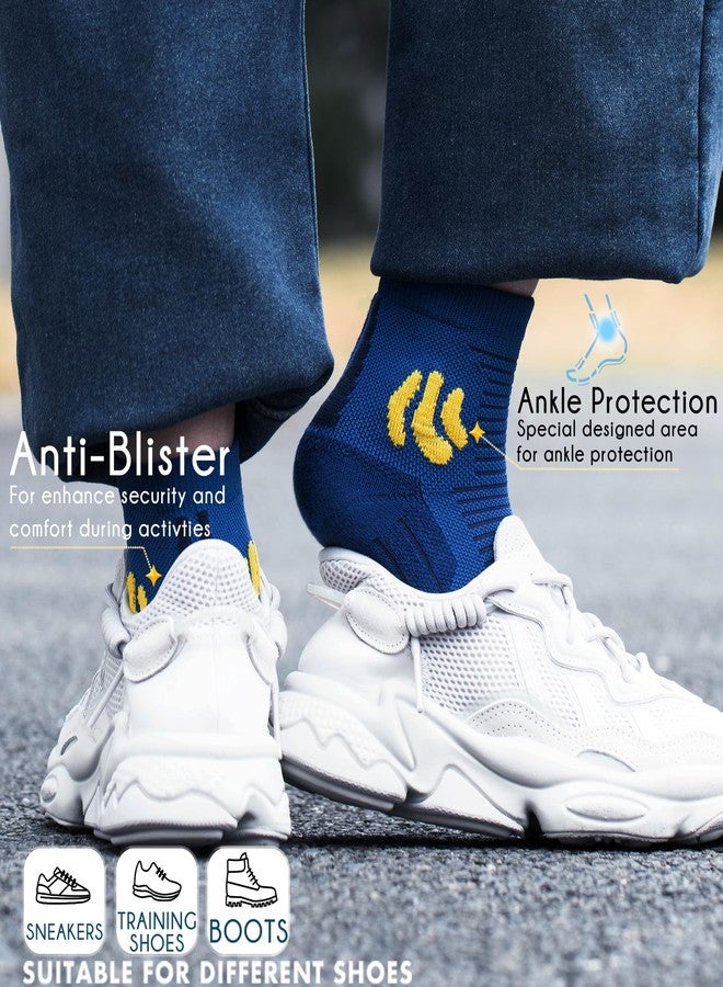 BRISIRA Coolmax Bamboo Viscose Kids Socks Compression Athletic Hiking Running Sports Boys Socks Moisture Wicking for Youth - Image 5