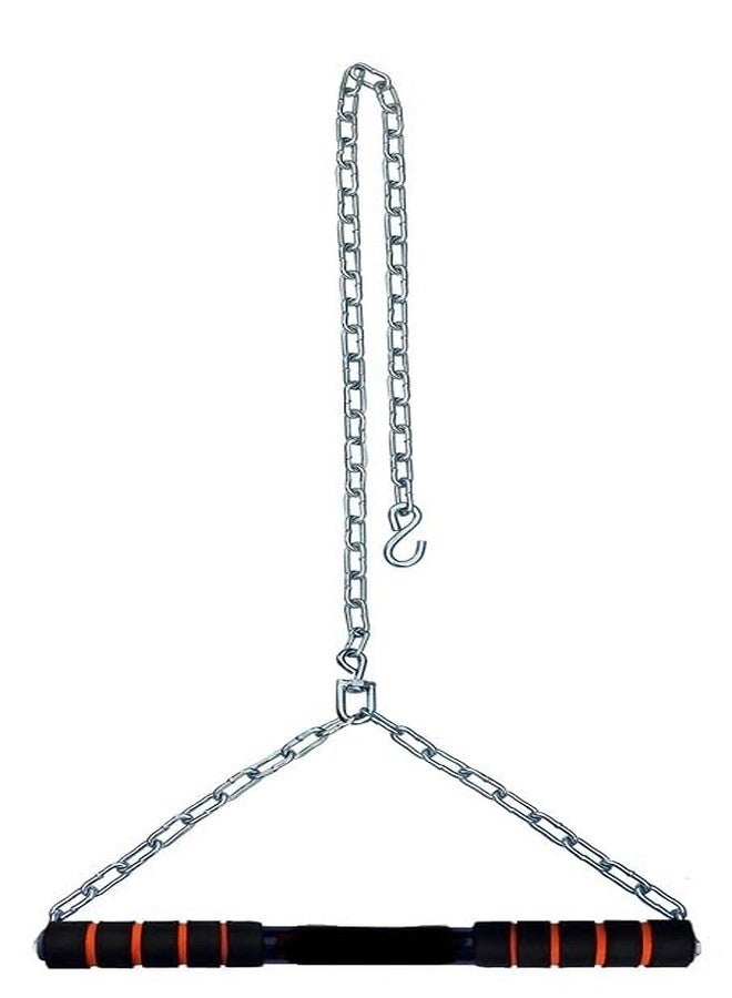 FIRST CHOICE Hanging bar Hanging Chain Rod Pull Up bar For Height Increase Heavy Duty For Kids, Adult (4FT) - Image 1