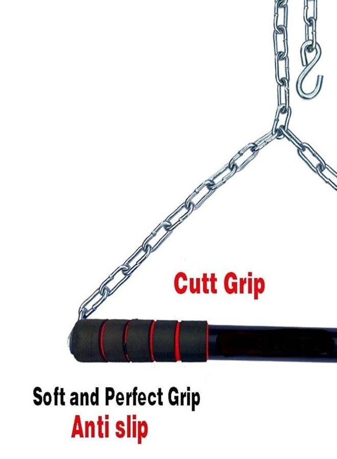FIRST CHOICE Hanging bar Hanging Chain Rod Pull Up bar For Height Increase Heavy Duty For Kids, Adult (4FT) - Image 2