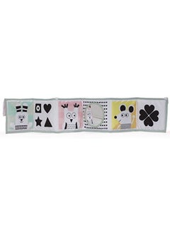 Generic JJOVCE Baby Three-dimensional 3D Baby Black And White Color Double-sided Bed Circumference Early Education Card Black And White Cloth Book Bed Circumference-Color:Owl Bed  - Image 3