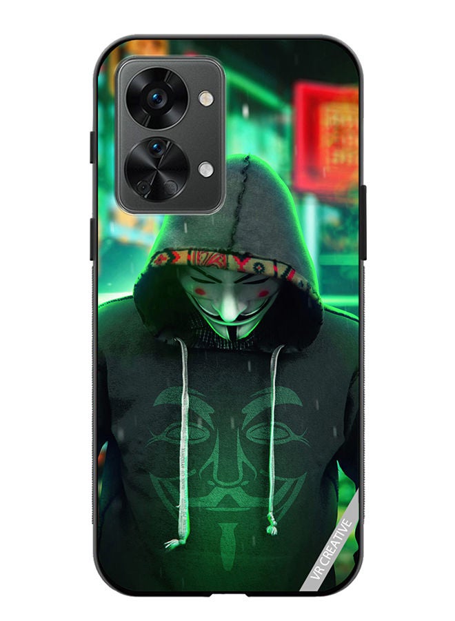 VR CREATIVE Protective Case Cover For OnePlus Nord 2T Joker Mask In Joker Jacket Design Multicolour - Image 1