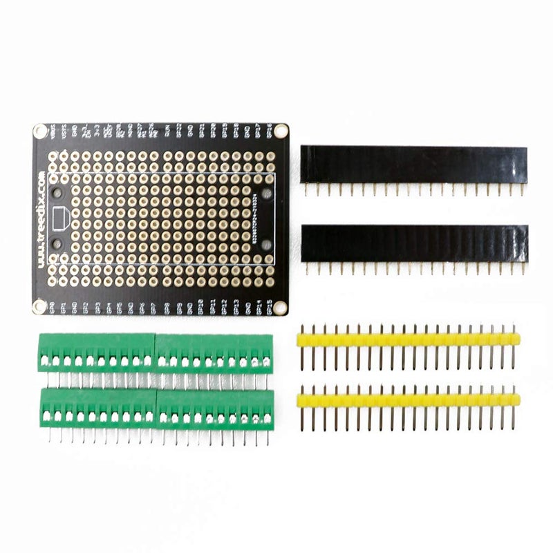 Treedix لوحة تفكيك Treedix لـ Raspberry PI PICO درع PCB مرن مع كتلة طرفية وموصل دبابيس - Image 5