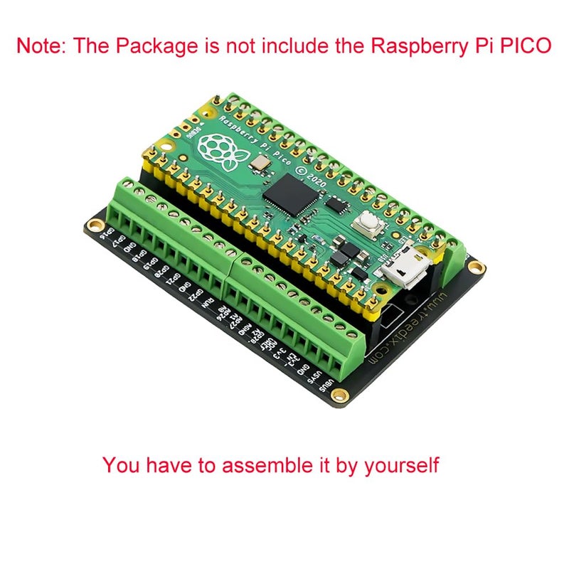 Treedix لوحة تفكيك Treedix لـ Raspberry PI PICO درع PCB مرن مع كتلة طرفية وموصل دبابيس - Image 2