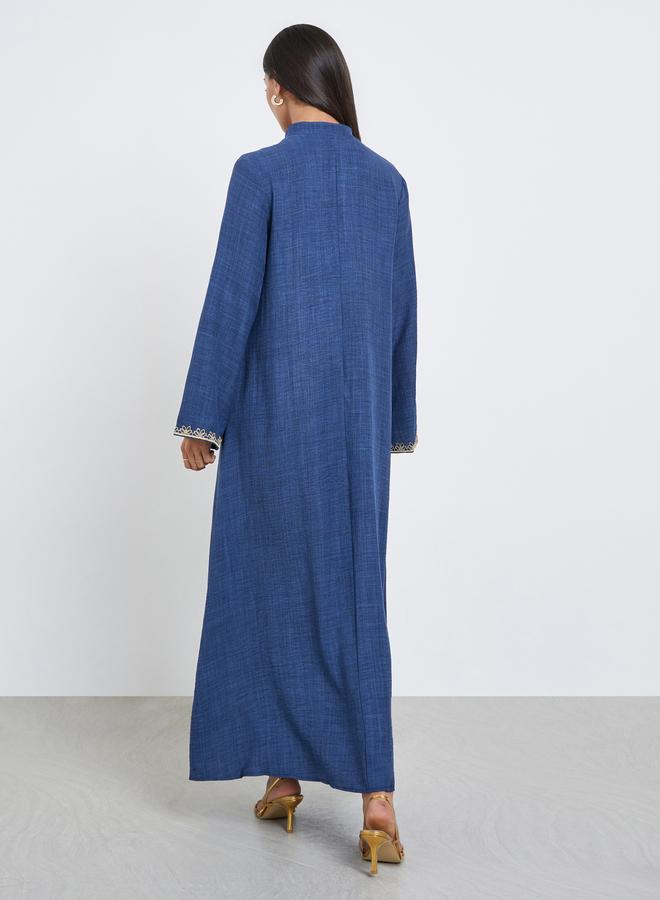 أميرة جلابية بتفاصيل دانتيل أمامية - Image 4