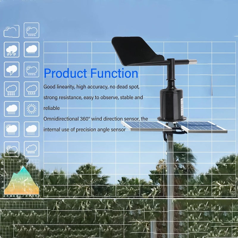 Wind Direction Sensor 360 Degree High Accuracy ABS Material Transmitter For Meteorology - Image 5