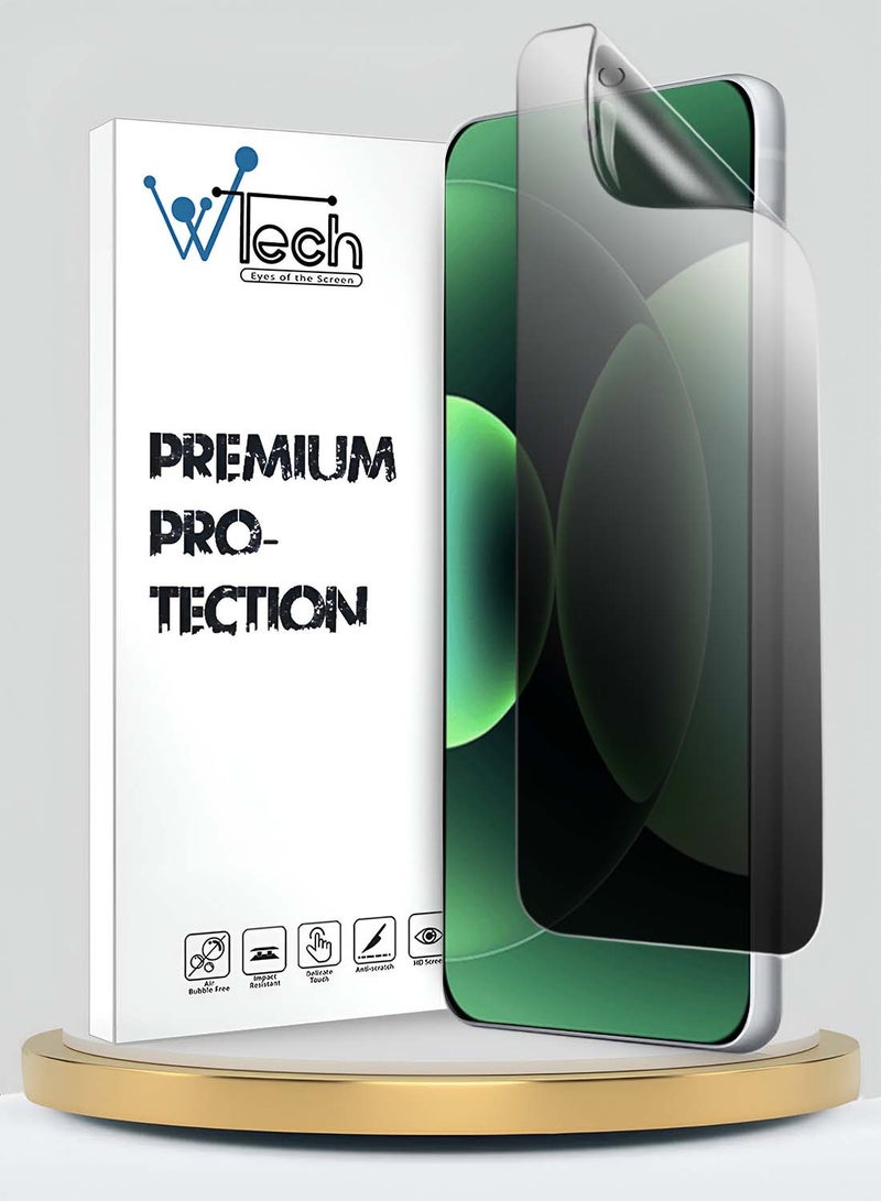 دبليو تيك واقي شاشة شاومي 17 برو 5G 2025 المتميز من هيدروجيل مضاد للتجسس / مضاد للخصوصية رقيق ومرن (MSHFMP) - شفاف - Image 1