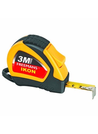 FREEMANS IKON 3m:16mm Steel Inchi Measuring Tape - 3m (Yellow & Black) With Unbreakable ABS case || Soft Grip Bi-material Case || Auto-lock and Belt Clip - pzsku/ZD1009E908519AB52A2AEZ/45/_/1740982959/580141a4-f7e9-427a-806c-fc4b53d3dfeb