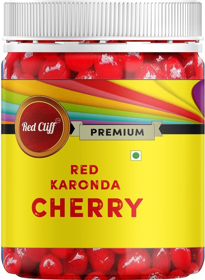 Red Cliff Karonda Red Cherries/Glazed Candied Cherry Fruit/Ideal for Cakes & Cookies Decoration & Garnishing | 250g | (Karonda Cherry 250g) - Image 1