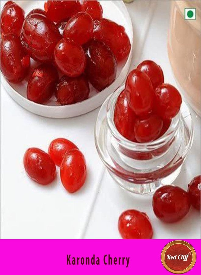 Red Cliff Karonda Red Cherries/Glazed Candied Cherry Fruit/Ideal for Cakes & Cookies Decoration & Garnishing | 250g | (Karonda Cherry 250g) - Image 3