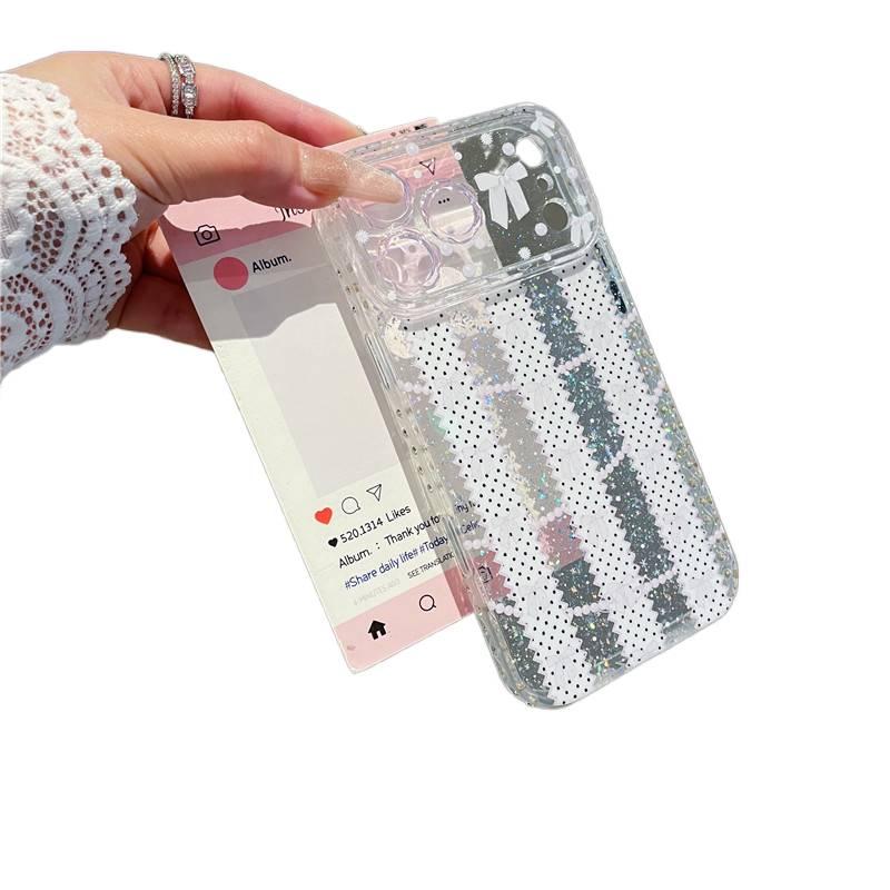 MS Protective Case, Striped Pattern, Snowflake, Drop Protection, Shockproof Cover for iPhone 17 / 17 Air / 17 Pro / 17 Pro Max - Image 4