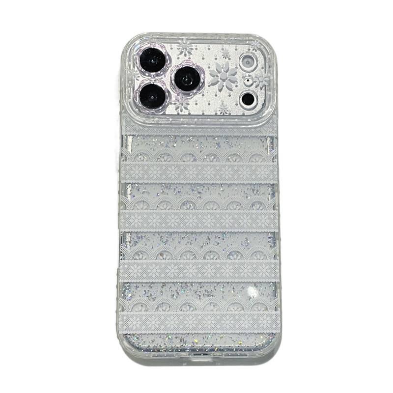 MS Protective Case, Striped Pattern, Snowflake, Drop Protection, Shockproof Cover for iPhone 17 / 17 Air / 17 Pro / 17 Pro Max - Image 1