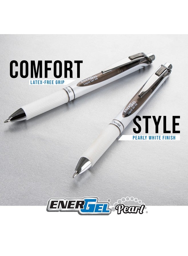 بنتل قلم جل سائل قابل للسحب من بينتيل إنرجِل بيرل آر تي إكس، (0.7 مم)، خط متوسط، طرف إبرة، ألوان حبر متنوعة، عبوة من 4 قطع (BLN77WBP4M) - Image 4