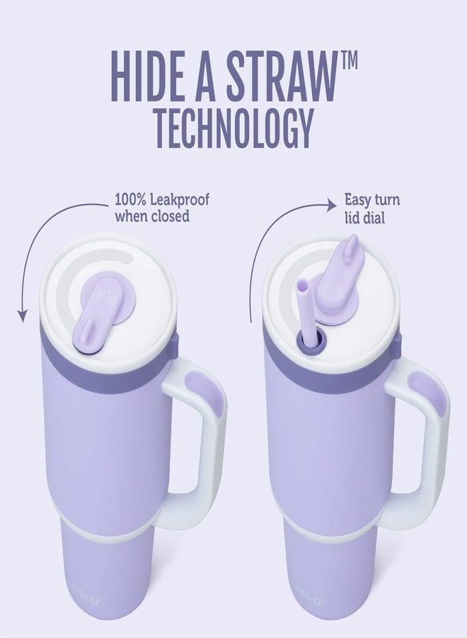 إلو كوب إيلو أواسيس سعة ٣٠ أونصة بمقبض وماصة قابلة للسحب | كوب معزول من الفولاذ المقاوم للصدأ قابل لإعادة الاستخدام، مقاوم للتسرب بنسبة ١٠٠٪، هدايا للمراهقين والنساء والرجال | يحفظ البرودة لمدة ٢٤ ساعة، مناسب لحاملات الأكواب، برائحة زهرة أليسون الحلوة - Image 2