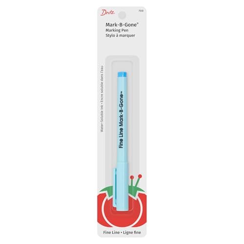 Dritz 700 The Fine Line Marking Pen, Water Erasable, Blue, 1 Count (Pack of 1) - Image 1