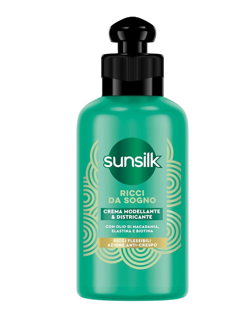 Sunsilk - Sunsilk, Crema Districante Ricci da Sogno, Crema per Capelli Ricci Definiti, Senza Risciacquo, Formula Active Fusion, Detangling Cream, Dream Curls 6.7 Fl Oz Made in Italy [Italian Import] - Image 1