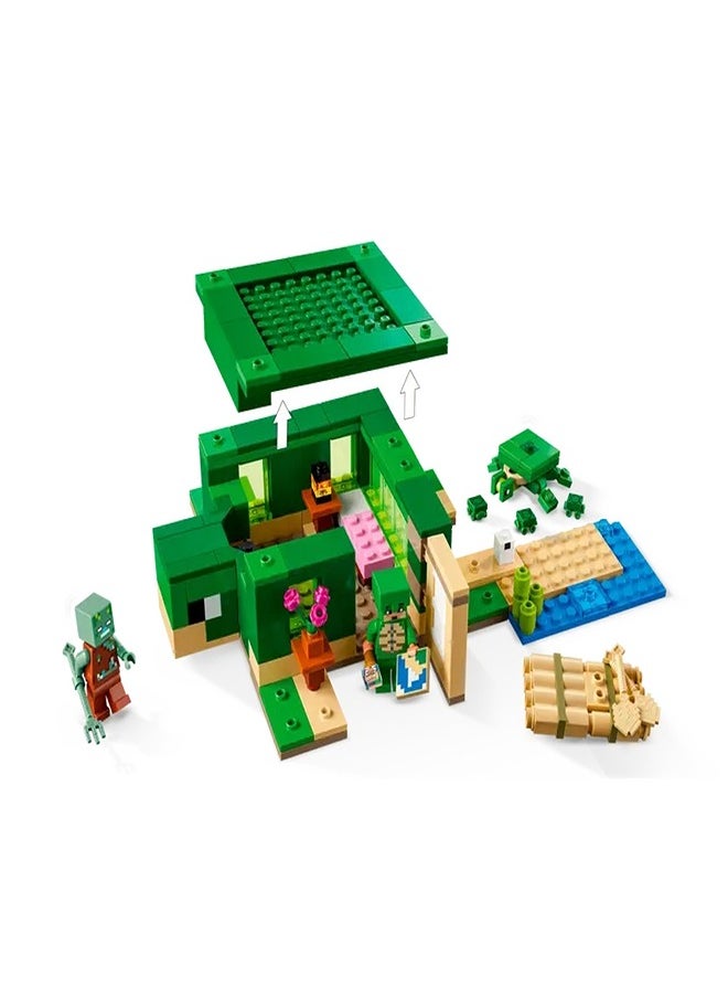 LEGO LEGO - Minecraft The Turtle Beach House 234 Pieces - 21254  - Image 2
