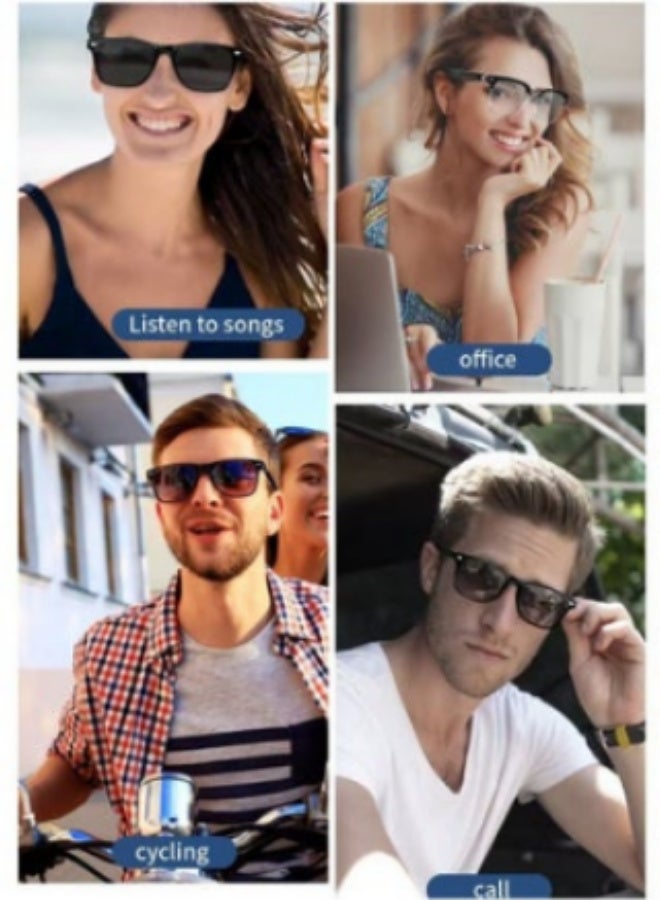 HYUNDAI Smart and Fashion Glasses with Two Lens, Magnetic Lens, One for Multipurposes Bluetooth Speaker with AI - Casual, Office, Outdoor Sports UV Protection, UV400 Polarized Sunglasses, Real-Time Translation in 144 Languages, Music, Phone Calls & AI Chat - Image 5