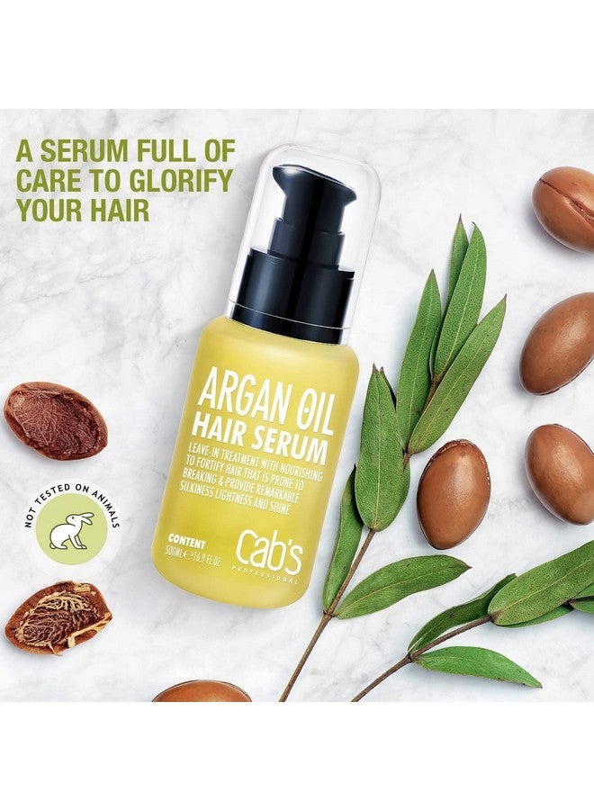 Cab's Argan Oil Hair Oil - Frizzy Control for Dry, Damaged & Coarse Hair, Nourishing and Repair Hair Shine - Paraben Free, Sulfate Free 1.69 fl oz (hair serum with box) - Image 4