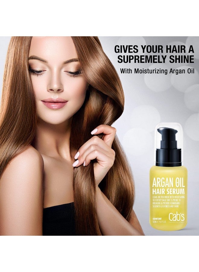 Cab's Argan Oil Hair Oil - Frizzy Control for Dry, Damaged & Coarse Hair, Nourishing and Repair Hair Shine - Paraben Free, Sulfate Free 1.69 fl oz (hair serum with box) - Image 5