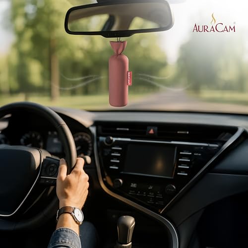 AuraCam Gold Standard Camphor Pod Cone (Oudh) - Set of 2 - Camphor Pod Air freshener For Room, Car, Bathroom, Office & Toilet - Image 2