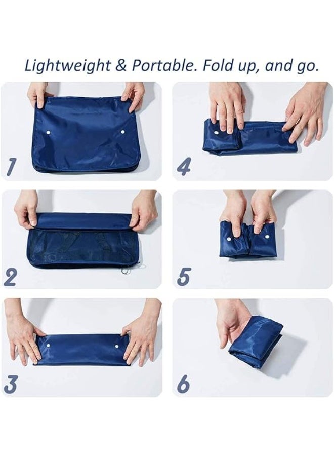 SOOFAM 10 PCS Packing Cubes,Travel Organizer Bags for Luggage,Travel Packing Kit with Clothes Shoes Storage Bag Waterproof Laundry Bag Traveling Accessories - Image 2