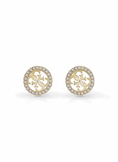 4G Logo with Pave Frame Earring